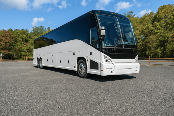 Coach Bus Newport News 56 Passenger Charter Bus