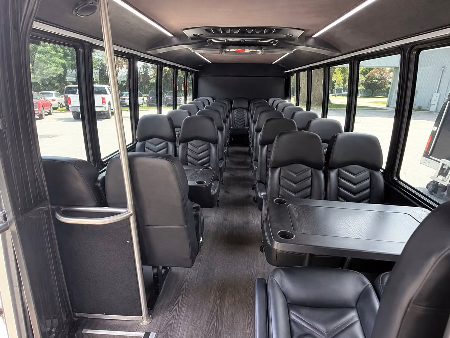 15 passenger minibus inside