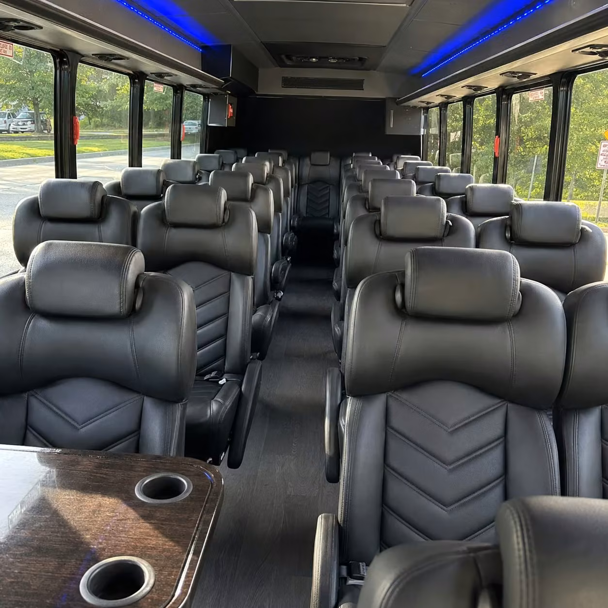 25 passenger minibus inside