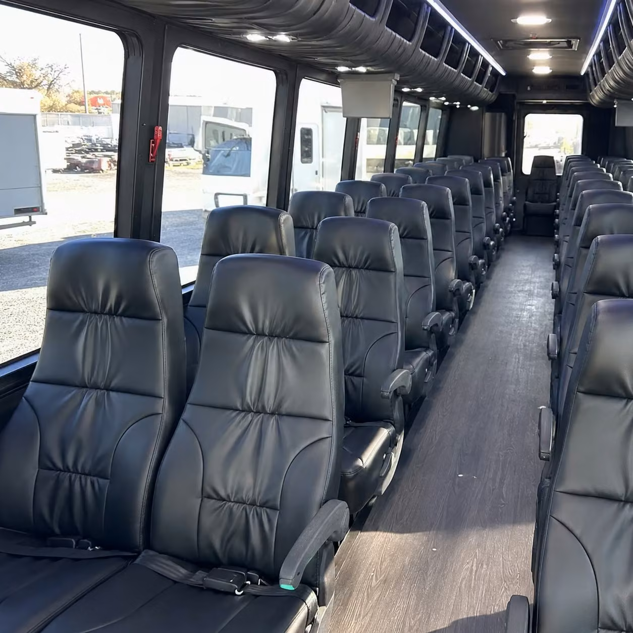 30 passenger minibus inside