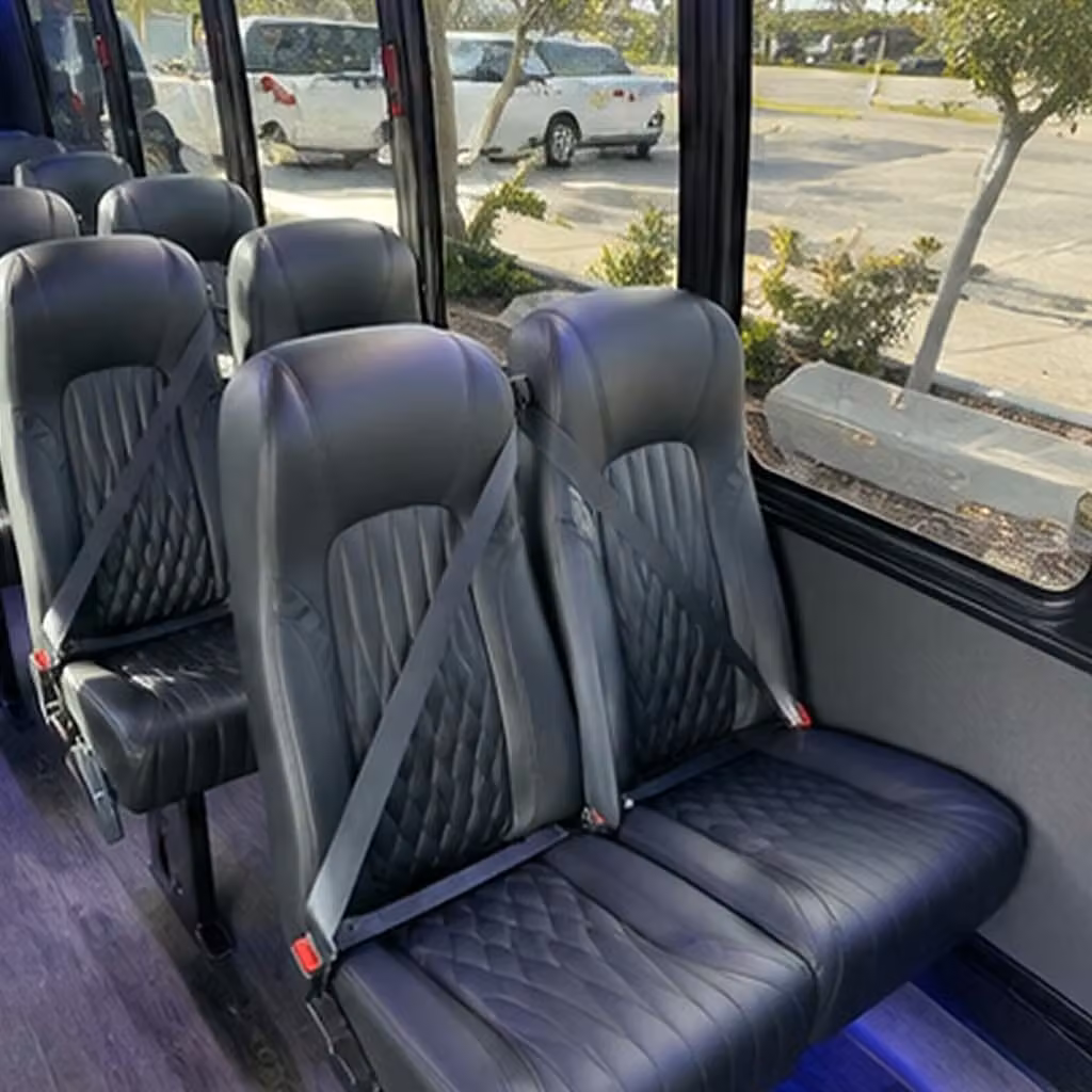 30 passenger minibus interior
