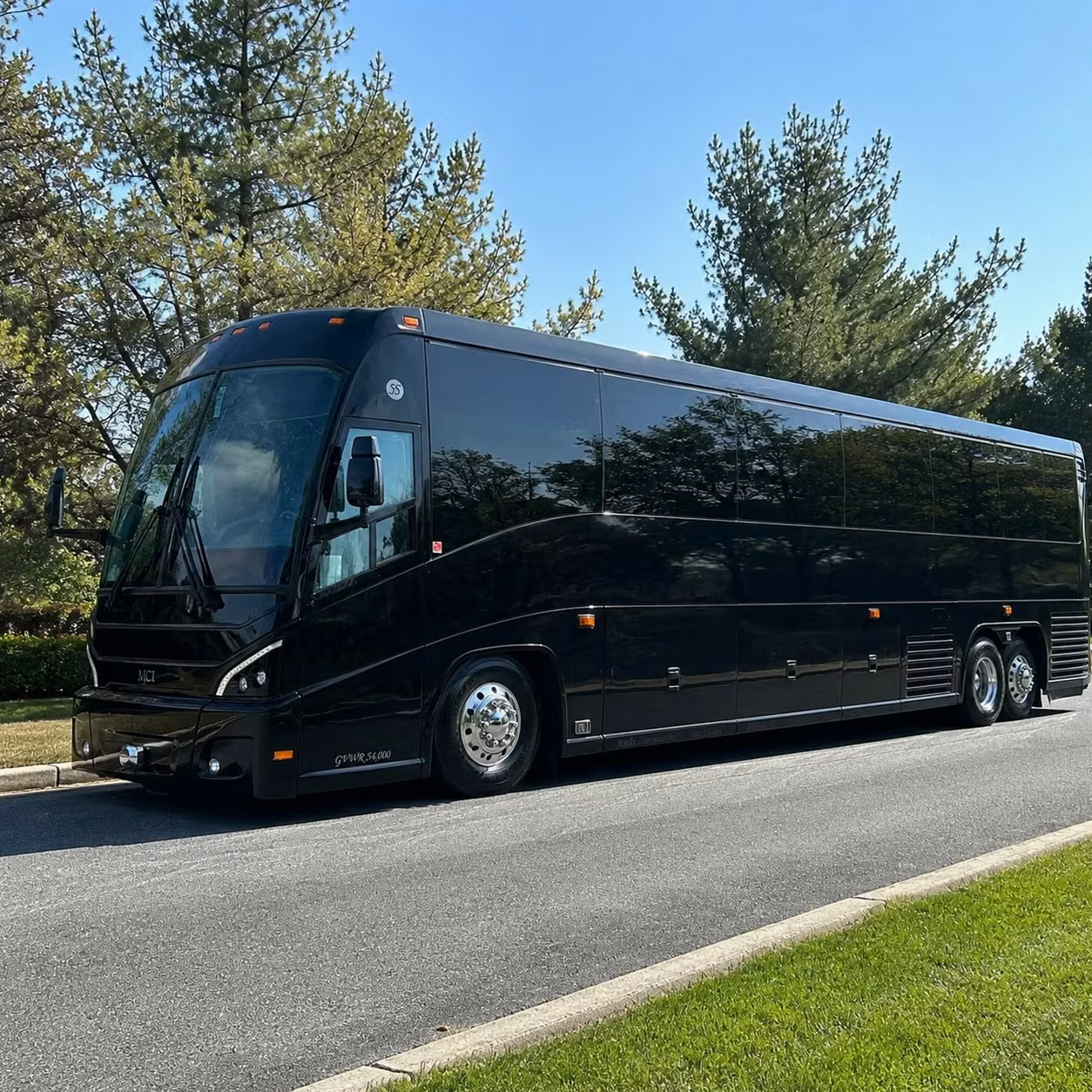 56 passenger charter bus