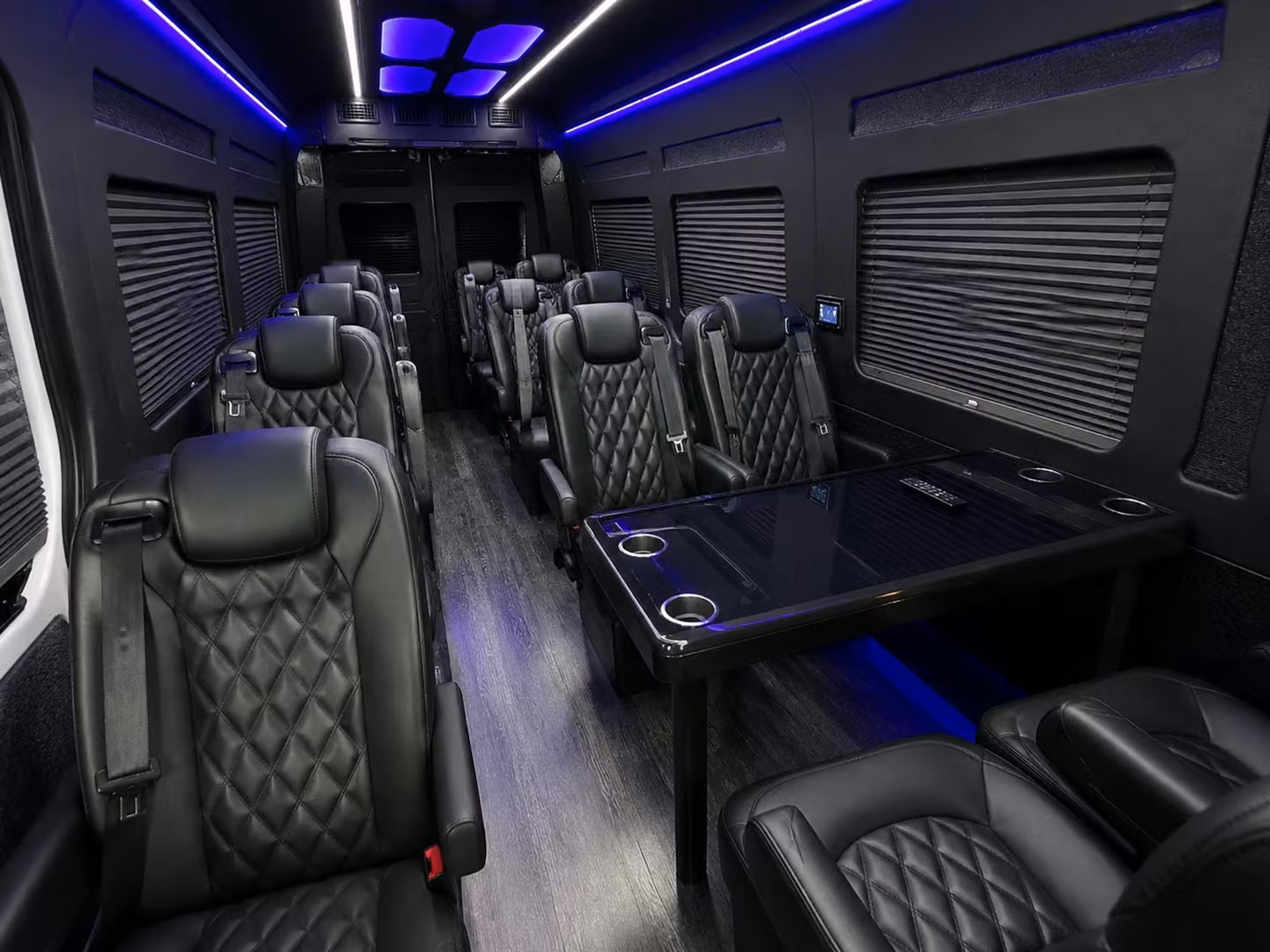 sprinter van with driver interior